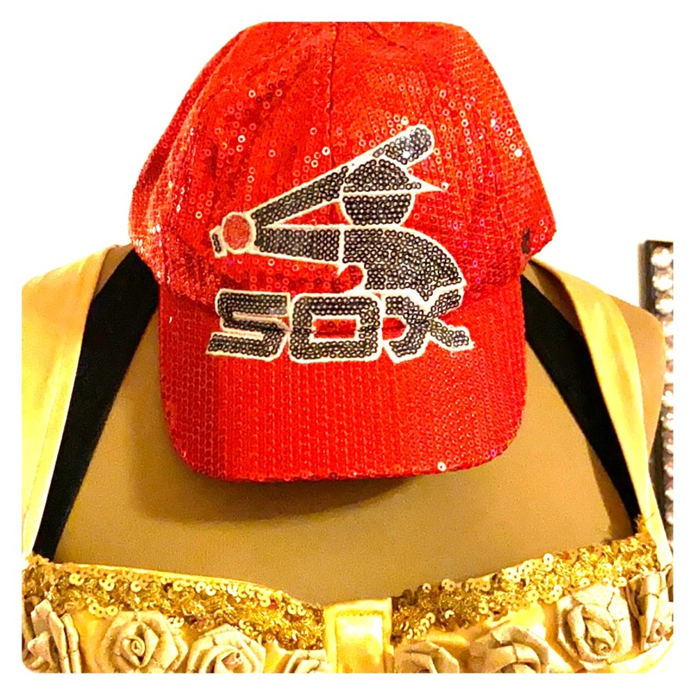 Chicago Sox sequin baseball cap
